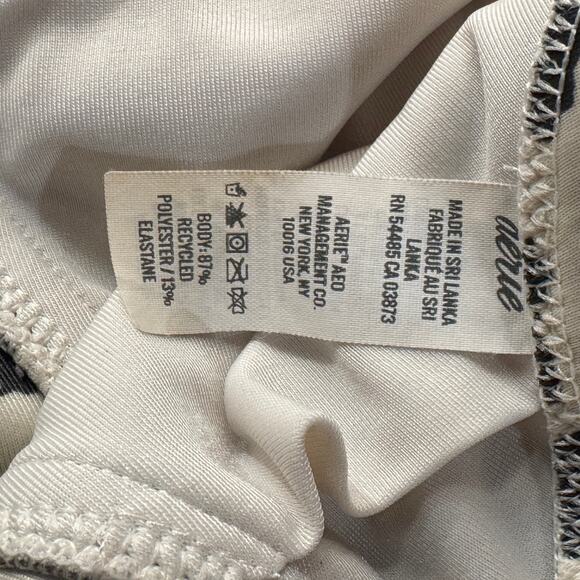 Aerie X-Large Scoop Swim Bikini Top Leopard Print Adjustable Strap Stretch Lined - Picture 5 of 7